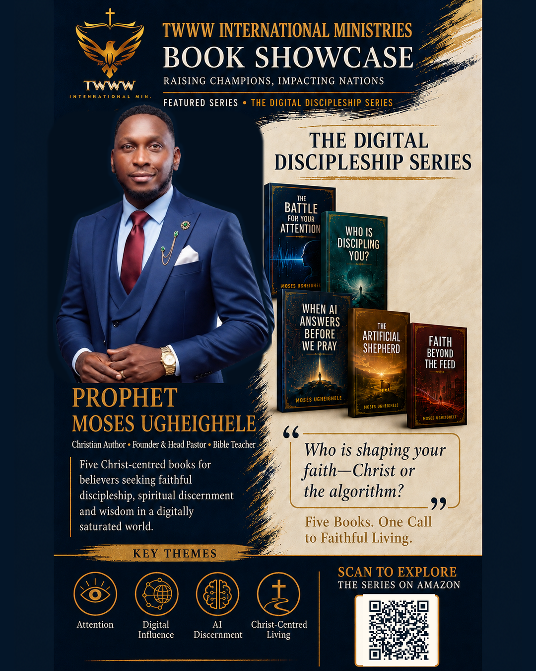 The Digital Discipleship Series, five books by Moses Ugheighele.
